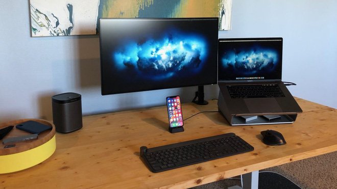 Setup góc làm việc